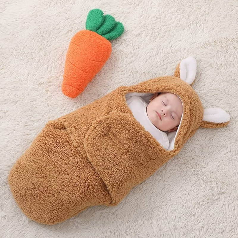 Premium Baby Blanket Brown Colour China Waterproof